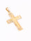 Pendentif croix vintage or jaune