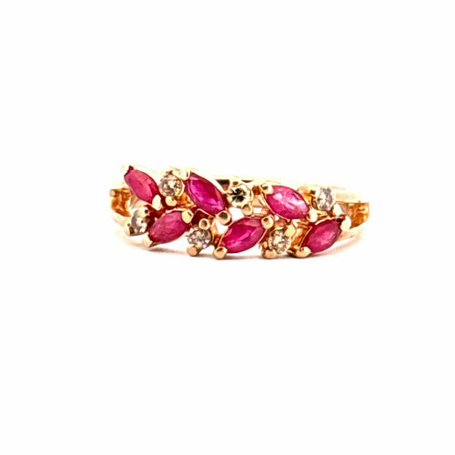 Bague 52 Bague Jarretière Or Jaune & Rubis 58 Facettes 32-GS32226-06