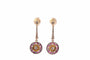 Boucles d'oreilles Boucles d'oreilles art déco diamants et rubis 58 Facettes 27485