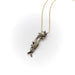 Collier Collier victorien de fleurs en or et argent en diamant 58 Facettes