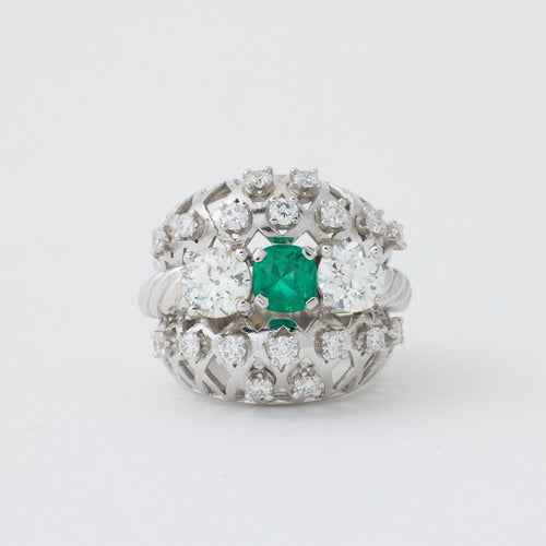 Bague 50 Bague Art déco 58 Facettes