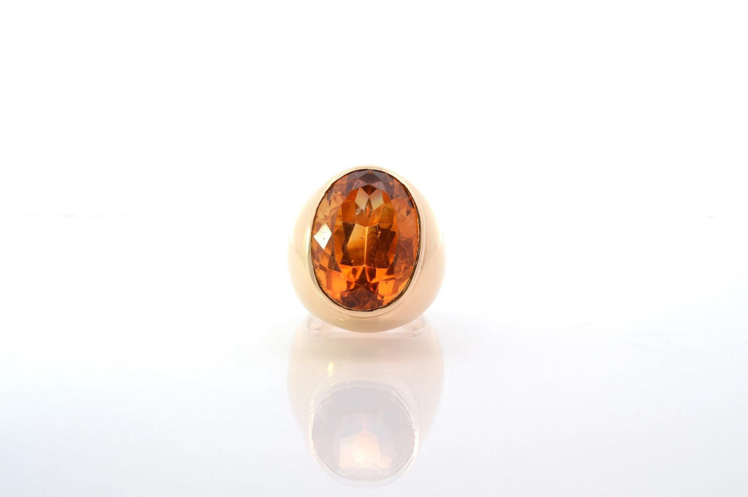 Bague 52 Bague vintage citrine 25cts 58 Facettes 25811