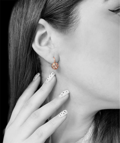 Orecchini al Lobo oro giallo con Diamanti – Primo Novecento 58 Facettes