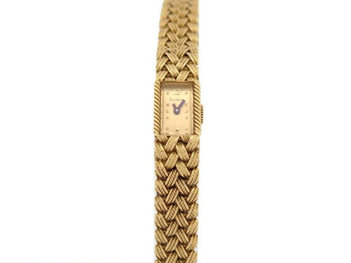 Vintage watch BOUCHERON watch 11 mm mechanical yellow gold 58 Facettes 258881