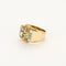 Bague 56 Bague or jaune et blanc, diamants 58 Facettes B250236