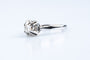 Bague 56 Bague ancienne or blanc, diamant 0,22 ct 58 Facettes BG31200303-107