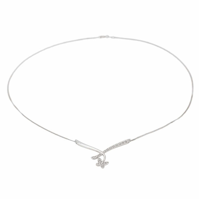 Collier Collier Or blanc Diamant 58 Facettes 3244470CN