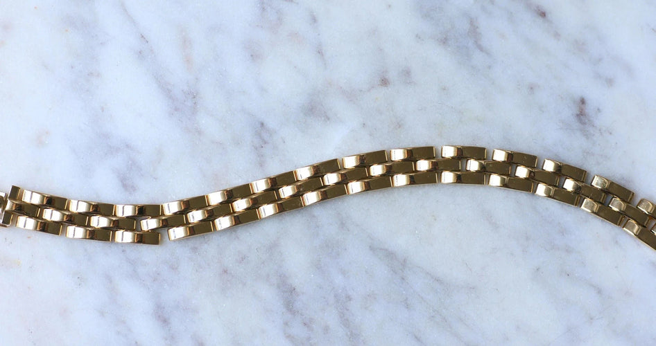 Bracelet Cartier - Bracelet Maille Panthère Or jaune 58 Facettes