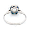 Bague 53 Diamond Sapphire Platinum Halo Ring 58 Facettes 38D54FF352D5479DBFF158C1A31D0550