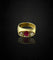 Bague Bague pont avec rubis et diamants, 58 Facettes