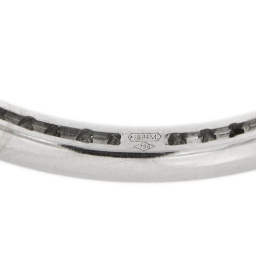 Bague Bague d'éternité sertie de diamants (0,50 ct). Taille de doigt : 14. 58 Facettes 13193