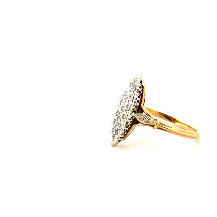 Bague 54 Bague Marquise Or Jaune & Diamants 58 Facettes 27-GS34162-3