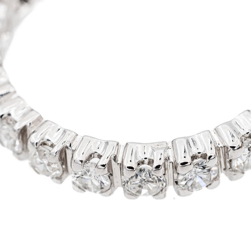 Bague 54 Bague Alliance Or blanc Diamant 58 Facettes 3256629CN