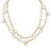 Pomellato long necklace, "Capri", pink gold, white ceramic. 58 Facettes 33659