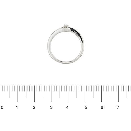 Bague Bague trilogie sertie de diamants de 0,18 ct 58 Facettes 35929