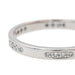 Bague 56 Bague Alliance Or blanc Diamant 58 Facettes 2916941CN