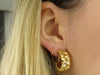 Boucles d'oreilles boucles d'oreilles CARTIER double coeur 1994 en or jaune 58 Facettes 263540