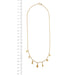 Collier Collier avec breloques en or jaune 58 Facettes 33889