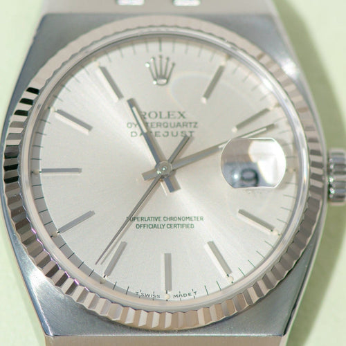Montre ROLEX - Montre Oysterquartz Datejust Ref. 17014 58 Facettes 3163