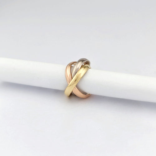 Bracelet Cartier - Bague de bracelet « Trinity » 3 ors 58 Facettes 32636