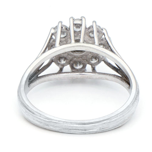 Bague 54.5 Bague Cluster en or blanc et diamants 58 Facettes 4A287E0BF22C4440AFDC666DB4E33D0C