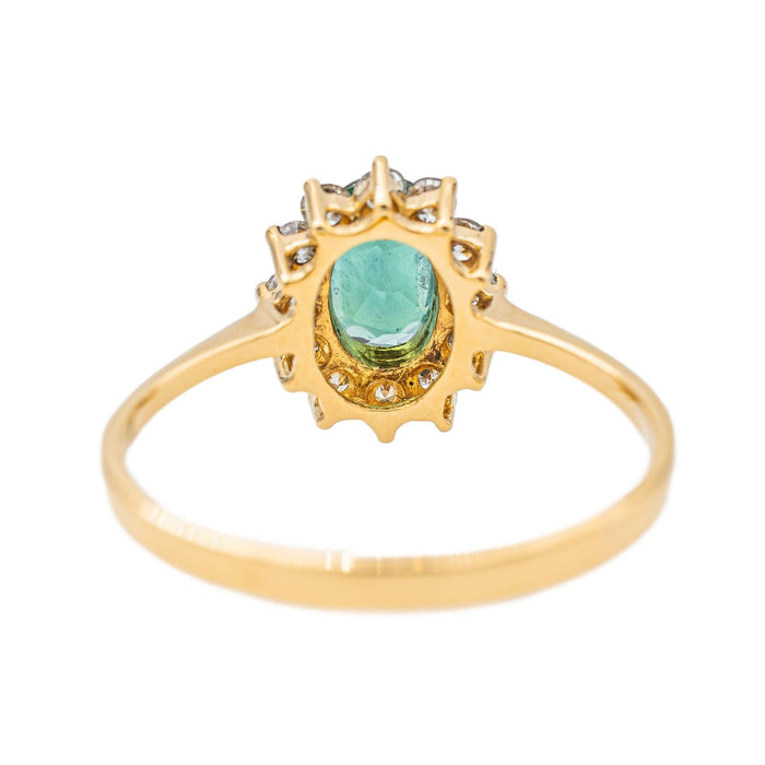 Bague 55 Bague Pompadour Or jaune Tourmaline 58 Facettes 3230382CN