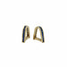 Cufflinks Pair of gold and sapphire cufflinks 58 Facettes REF23119-141