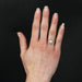 Ring 54 Akoya cutture pearl and snowflake diamond ring 58 Facettes 24-071