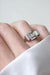 Ring 57 Art Deco Geometric Diamond Ring 58 Facettes