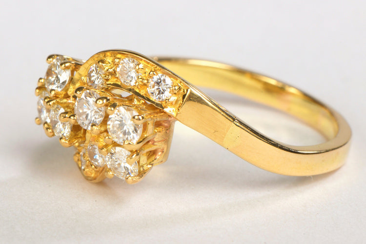 Bague 56 Bague Or jaune Diamant 58 Facettes 05972CD