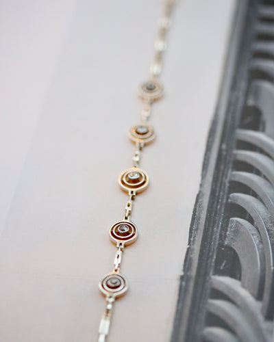 Bracelet Bracelet Articulé en Deux Ors et Diamant 58 Facettes A11343