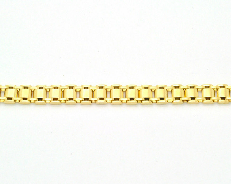 Bracciale in oro giallo peso gr. 27 58 Facettes