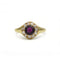 Bague 56 Bague - Or jaune, Diamants & Grenat 58 Facettes 250019SP