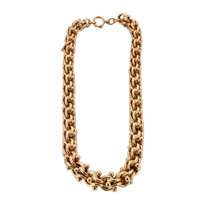 Collier Collier maille royale en or jaune 58 Facettes BO/230101