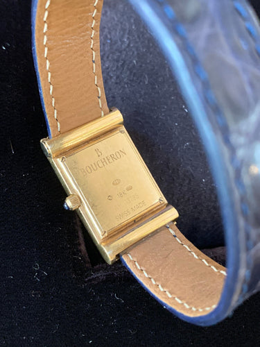 Montre Boucheron - Montre Reflet Small en or jaune 18 carats 58 Facettes M104