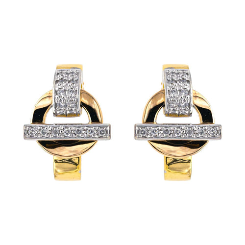 Boucles d'oreilles Guy Laroche Boucles d'oreilles  Or jaune, Or rose, Or blanc Diamant 58 Facettes 4226569CN