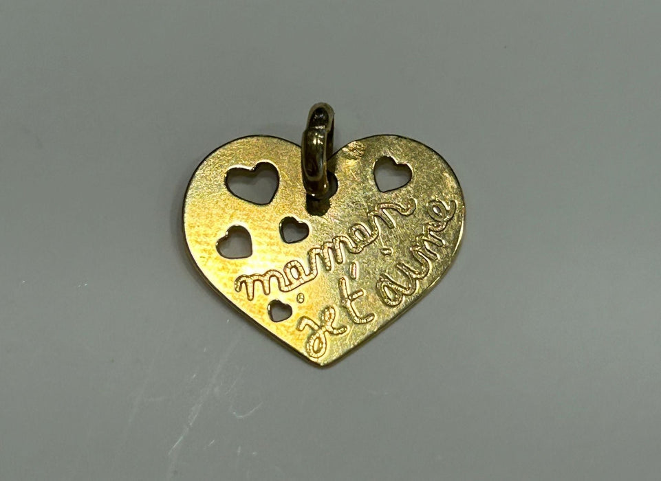 Pendentif Pendentif maman je t'aime 58 Facettes LP55