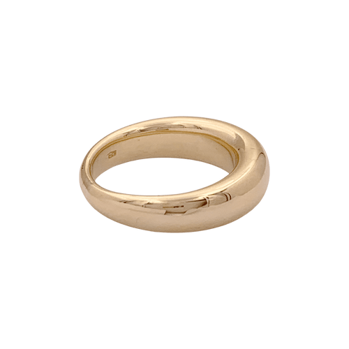 Bague 51 Bague jonc bombé en or jaune. 58 Facettes 34587