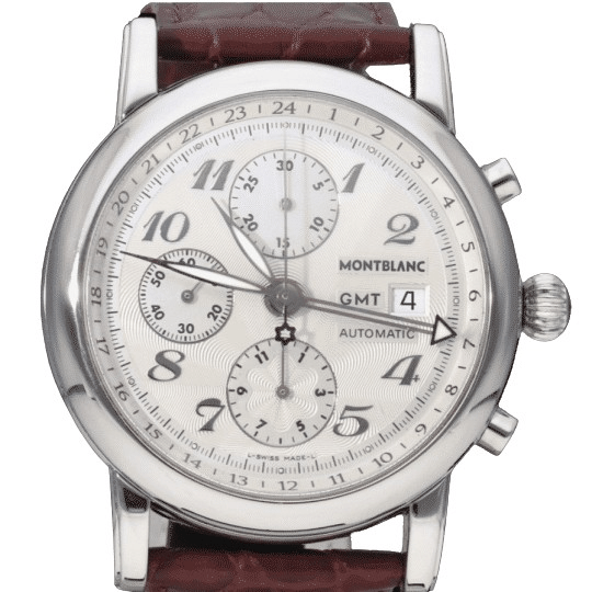 Montre Montblanc Montre Meisterstück Chronograph Gmt 58 Facettes MT41258