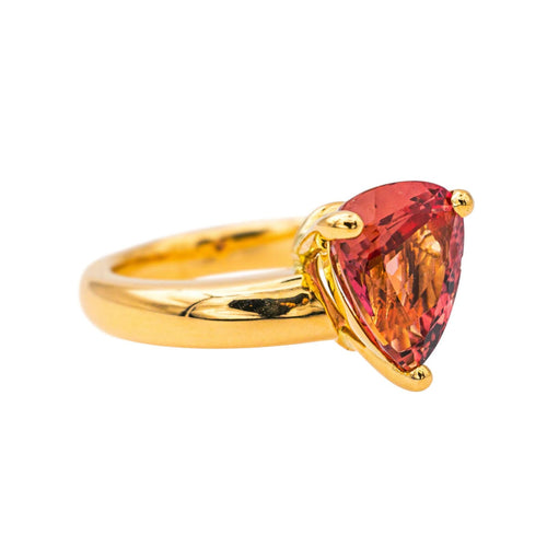 Bague 49 Bague  Or jaune Tourmaline 58 Facettes 4377138RV