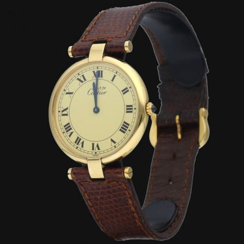 Montre Cartier Montre Must De Cartier Vermeil 58 Facettes MT43105