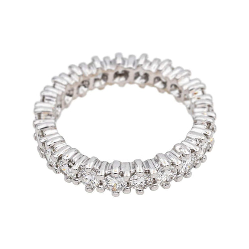 Bague 55 Bague  Alliance américaine  Or blanc Diamant 58 Facettes 4836934CN