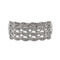 Bague 58 Bague Bandeau Or blanc Diamant 58 Facettes 2618045CN