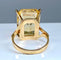 Bague 57 Bague Or jaune Citrine 58 Facettes AB278