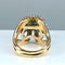 Bague Importante bague or jaune sertie de 33 diamants, vers 1960 58 Facettes AB391