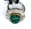 47 Bague ancienne diamants émeraude 58 Facettes