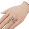 Bague 56 Bague marguerite en or saphir et diamants 58 Facettes