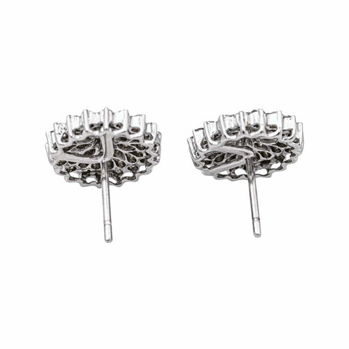 Boucles d'oreilles Boucles d'oreilles Or blanc Diamant 58 Facettes 3970467CN