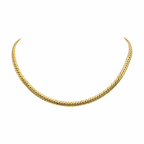 Collier Collier Maille anglaise Or jaune 58 Facettes 4858830CN