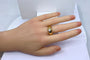 Bague 58 Bague jonc en or jaune et diamants 58 Facettes AB590bis